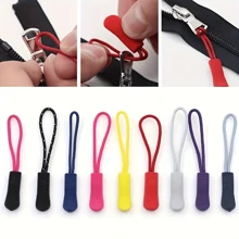 Juego de 50/100 piezas de etiquetas de recambio de cremallera de colores mixtos, clips duraderos para extender y reparar cordones de cremallera, aptos para maletas, mochilas, chaquetas, carteras, bolsos - Juego de tiradores de cremallera de colores surtidos