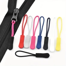 Juego de 50/100 piezas de etiquetas de recambio de cremallera de colores mixtos, clips duraderos para extender y reparar cordones de cremallera, aptos para maletas, mochilas, chaquetas, carteras, bolsos - Juego de tiradores de cremallera de colores surtidos