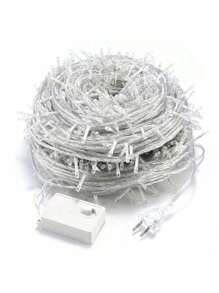 Serie de Luces Navideñas Led Blanco Cálido 8 Modos Diferentes Cable Transparente. Luces Decorativas en Cadena Blanco Cálido - luz blanca cálida - Ver 7