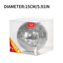 Boules de Noël de 15 cm, décorations de Noël, ornements pour sapin de Noël, grandes boules de Noël rouges, pendentifs suspendus pour sapin de Noël, décoration de sapin de Noël pour la maison et les fêtes, cadeau de Nouvel An - Multicolore - Voir 5