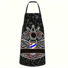 2pcs Waterproof Hair Cutting Apron - Easy To Clean, Suitable For Professional Salon Use By Hairstylists And Barbers, Fits All Hair Stylists - Black - View 5