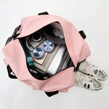 Waterproof Travel Bag Gym Fitness Bag - Baby Blue - View 3