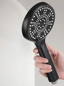 1PC Vòi hoa sen tăng áp nước cao cấp thời trang mới, chế độ điều chỉnh năm tốc độ, vòi hoa sen phòng tắm gia đình, đầu ra nước siêu lớn và vòi hoa sen tấm siêu lớn, có sẵn màu xám súng và đen, phủ công nghệ đầu ra nước bằng silicon chống tắc nghẽn, vòi hoa sen tăng áp mạnh mẽ - Nhiều màu - Xem 3