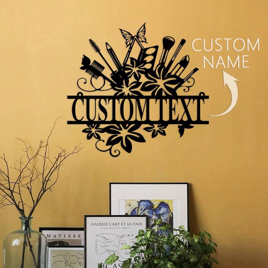 1 件定制眼镜蛇金属标牌、眼镜蛇金属标牌、眼镜蛇霓虹灯标牌、金属蛇金属墙饰、定制入口徽章 - 个性化礼品、定制花卉美容化妆品金属标牌、生日礼物 - 黑色 - 查看 1