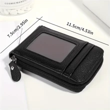 Cartera multicapa, con cierre de cremallera, informal, ligera, portátil, de gran capacidad, adecuada para adolescentes, casual de verano, al aire libre, atlética o de viaje, o como regalo de graduación o accesorios para vestir en cumpleaños