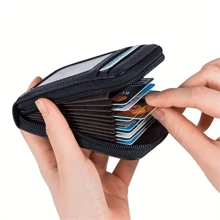 Cartera multicapa, con cierre de cremallera, informal, ligera, portátil, de gran capacidad, adecuada para adolescentes, casual de verano, al aire libre, atlética o de viaje, o como regalo de graduación o accesorios para vestir en cumpleaños