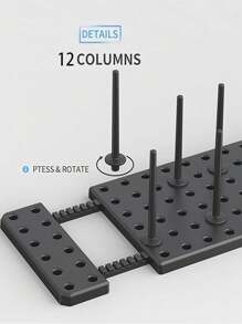 Estantería con partición antideslizante para cajones de cocina para almacenar platos y vajilla, rejilla de escurridor de utensilios, organizador de almacenamiento multifuncional y portátil con ranura para tarjetas, estantería de combinación libre para el hogar - Multicolor - Ver 8