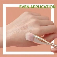 1 chiếc cọ trang điểm nền đầu phẳng cán dài thon gọn, không thấm nước - Nhiều màu - Xem 2