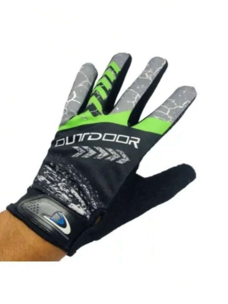 Bike Glove Motorcycle Motorcyclist Cyclist Sports Outdoor - 綠色 - 查看 1