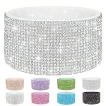 Sparkling Rhinestone Glitter Silicone Boot For Cups 20-40oz & Modern Trek Tumblers - Anti-Slip Sleeve Fits 2.8-2.9" Bases, Compatible With 30-40oz Models - 7.5CM - View 15