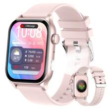 PAKRYS 1pc Smart Watches For Men Women(Answer/Dial Calls) With LED Flashlight 1.952" AMOLED Display Fitness Tracker With Heart Rate SpO2 Sleep Monitor 100+ Sports Mode Smartwatch For IOS Android