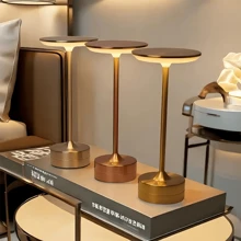 Kexinlighting 1 Piece Rechargeable LED Desk Lamp -3 Color Temperatures Adjustable, Long Press To Adjust Brightness, Touch Control, Portable Mini Desk Lamp, Built-In 1200mah Rechargeable Battery, Suitable For Bedside, Dining Table And Outdoor Use - Gold Metal Finish - one-size - View 10