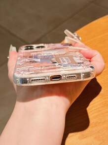 时尚 1 件复古报纸印花透明气垫手机壳适用于 iPhone 16 ProMax/16/16 Pro/15 ProMax/15 Pro/15/14 ProMax/14 Pro/14/13 Pro/13/12 Pro/12/11 Pro，防摔软壳适用于 13 ProMax/XR - 彩色 - 查看 4