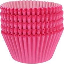 Caissettes à pâtisserie roses, 100/200/500 pièces de moules à muffins en papier antiadhésifs, pour fêtes, mariages, anniversaires, Noël