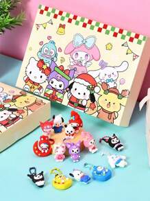 新品圣诞系列娃娃盲盒玩具戳戳乐大号娃娃24孔送亲朋好友圣诞礼物生日礼物娃娃挂件戳戳乐（内有款式随机） - 彩色 - 查看 4