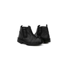 Unisex Children's Boot In Genuine Leather, Quality And Comfort. RT CALÇADOS - màu đen - Xem 3