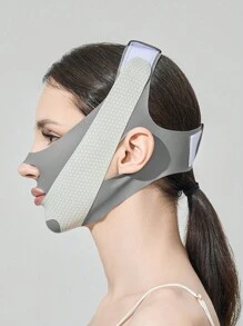 1pc Women's V-Face Lifting Bandage Elastic Face Sleeping Mask, Suitable For Daily Wear