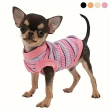 Thin Colorful Striped Casual Vest For Pets, Suitable For Small Dogs Like Chihuahua, Pomeranian And Teddy, Summer