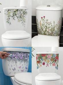 1 件绿色植物图案装饰贴纸、贴纸、墙贴、乙烯基贴花用于家居装饰、春季装饰品让您的家焕然一新、节日装饰贴纸礼物生日毕业