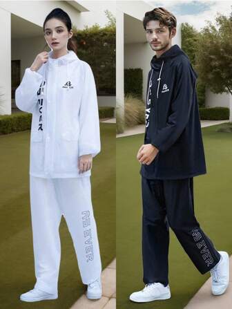 时尚防水雨衣加厚雨衣男女雨衣防水雨披雨衣多功能雨衣旅行骑行登山雨衣