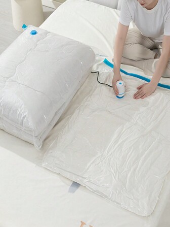 5 件/3 件/1 件套装加厚真空压缩袋，防水防潮收纳袋，适用于家庭、床上用品、包装、旅行、宿舍、可重复使用的真空压缩袋、衣服防尘罩、节省空间的正装裤鞋牛仔裤靴子裙子卧室、收纳袋、收纳袋、家庭收纳、女式白色 T 恤、女式黑色裤子、女士冬装、连衣裙、女士冬装、优雅女装、女士白衬衫、长袖、女士白色连体裤、女士春季连衣裙、女士春季服装、春季、春季服装、极简主义、夏季上衣