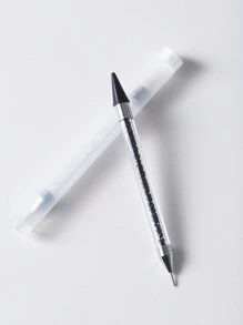 2 piezas Doble cara Aplicador de Rhinestones y Bolígrafo de Punteado para Uñas, Bolígrafo Dual para Gemas de Cristal, Canutillos y Decoración de Uñas DIY, Herramienta de Manicura y Arte de Uñas