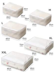 1pc Plain Quilt Storage Bag Decorations Decor Festival Decor Room Decor Home Decor Bed Room Decor Bedroom, Organizer, Home Storage, For White T-Shirt Women, Black Pants Women, Ladies Winter Clothes, Dress, Winter Clothes For Ladies, Elegant Woman Dresses, White Shirt For Ladies, Long Sleeve, White Jumpsuit For Women, Spring Dresses For Women, Spring Outfits For Women, Spring, Spring Clothes, Minimalist, Summer Tops Storage