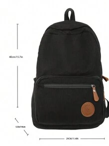 女士时尚背包 - 黑色 - 查看 4