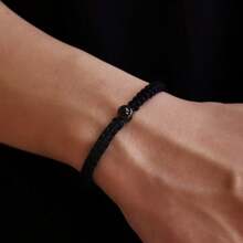 1pc Custom Projection Picture Bracelet For Men Personalized Photo Projection Hand-Woven Rope Memorial Jewelry Father Day Gift For HimBoy Friend Bracelet,Black,Stylish,Colorful,Vintage,Hipster,Simple,Y2k,2000s Fashion,Custom,Personalized,Unique,Her,Boyfriend,Girlfriend,Dad,Mom,Family,Friends,For Anniversaries,For Birthdays,For Graduation,For Prom,For Party,School Supplies,Back To School,For Office,For School,For Classroom,For Teacher Gifts,For University,For Colleague,For Dorm Rooms,For Teacher,For Boys And Girls,For Teenagers,Junior High School Students,Middle School Students,High School Senior High School Students,College Students,University Students,Freshman,Sophomore,Underclassmen,Jewelry & Watches,Chic Autumn,Elegant Outfit - Multicolor - View 4