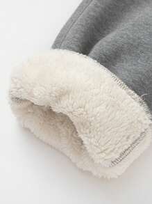 Balabala Tween-Jungen Thermogefütterte winddichte Hose, dicke Winterhose 2024