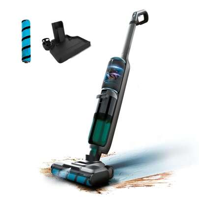 Cecotec Ctec Fregona Eléctrica FreeGo Wash&Vacuum Spray. 250 W, Friega y Aspira a la Vez, Autonomía 35 mins ✅Livraison en 3-5 jours