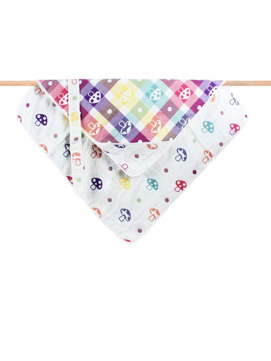 1pc Newborn Baby Muslin Swaddle Blanket, 6 Layers Wrap For Infant, Soft Swaddling Receiving Blanket