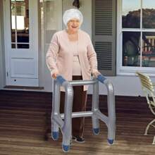 1PC Inflatable Walker,Funny Old Age Costume Accessories,Retirement Party Decorations Gag Gift, Christmas,Halloween Inflatable Prop - Multicolor - View 1