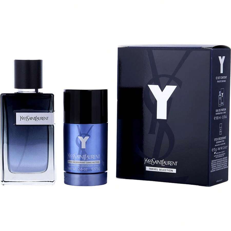 Y By Yves Saint Laurent Men Lavender, Juniper, Olibanum, Cedar, Geranium Eau De Parfum Spray 3.3 Oz & Deodorant Stick 2.6 Oz - 無色 - 查看 1