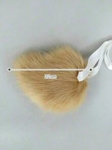 1PC Kawaii Rabbit Tail Plush Fursuit Tails Anime Cosplay Costume Props Fluffy Fluffy Furry Bunny Tails For Party Roleplay JK Girl - Nhiều màu - Xem 9