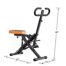Dlandhome Squat Assist Trainer For Hip And Leg Exercises, 5-Position Adjustable Seat Cushion, Upgraded Version Enhanced Resistance,Squat Exercise Equipment For Home Gym Fitness - 黑色升級版 - 查看 7