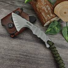 Second Generation Outdoor Multi-Purpose Mini Axe Full Handle Camping Tool Unboxing Knife Kydex Cowhide Scabbard Knives - Total length: 11.5cm Blade length: 4.7cm Handle length: 7.4cm - View 5