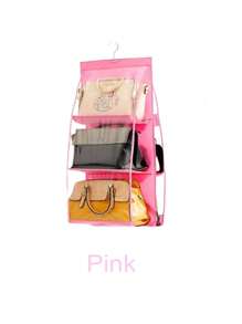 加厚防尘手提包袋，6 个隔层悬挂式收纳袋，无尘无纺布收纳袋卧室，收纳袋，家庭收纳，适用于女士白色 T 恤、女士黑色裤子、女士冬装、连衣裙、女士冬装、优雅女士连衣裙、女士白衬衫、长袖、女士白色连体裤、女士春季连衣裙、女士春季服装、春季、春季服装、极简主义、夏季上衣收纳 - 彩色 - 查看 6