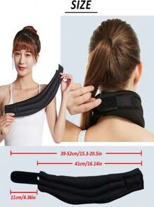 Cojín protector de cuello ajustable de 3 niveles para uso en el hogar, soporte de cuello de espuma transpirable para la protección de la columna vertebral