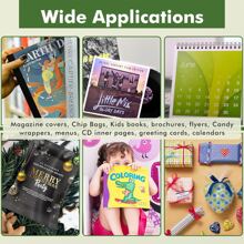 A4 Size 50 Sheets Double Sided Glossy Photo Paper, 240Gsm 8.3*11.7 Inch Double Sided Print & Copy Paper, Suitable For Inkjet Printing - White - View 6