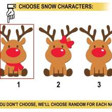 定制圣诞饰品-木质钱包 圣诞树挂件 圣诞装饰 三种麋鹿造型 支持文字定制 可放钞票 适合圣诞节 适合家庭聚会 朋友聚会-1PC