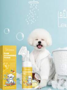 Sữa rửa mặt Pet Paw Cleansing Foam, Làm sạch sâu cho bàn chân chó mèo, dưỡng ẩm và nuôi dưỡng - Màu vàng - Xem 1
