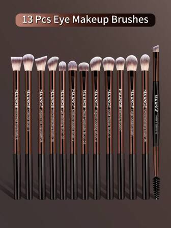 MAANGE 13/14/15pcs Professional Soft Long Aluminum Tube Makeup Brush Set,Eyelash Brush,Eyeshadow Brush, Eyebrow Brush, Blending Brush,Lip Brush,Highlight Brush,Concealer Brush,Makeup Brush For Powder Liquid Cream,For Daily Use And Travel,Makeup Accessories Gifts For Friends,Brush Set,Makeup Brush Kit,Make Up Brush Set,Make Up Set Complete,Makeup Brush Set,Complete Makeup Kit,Brush Kit,Brushes Makeup Set,Makeup Gift Set,Set