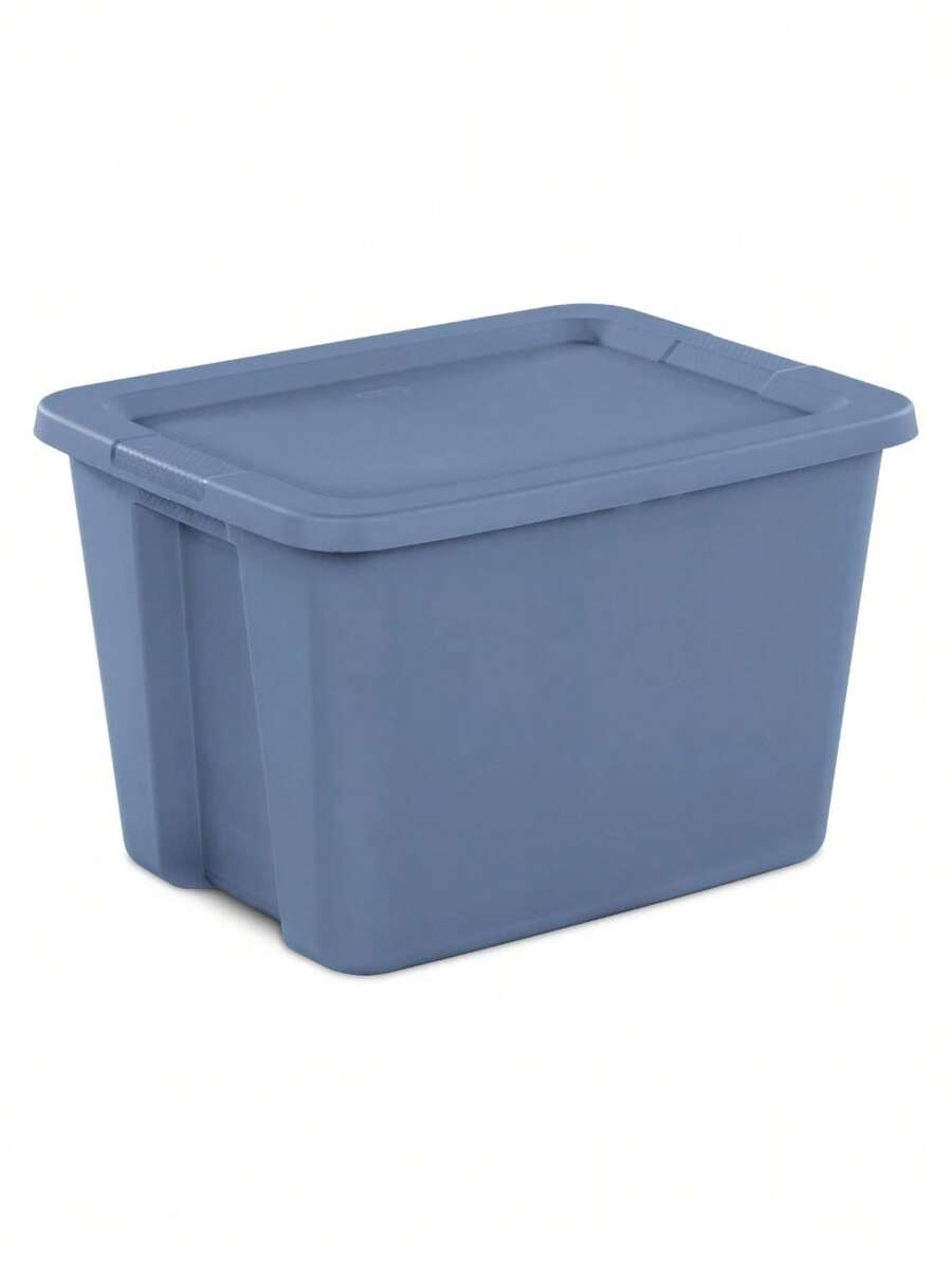 Sterilite 18 Gallon Tote Box Plastic, Set Of 8 - Bluemoonlight - View 1