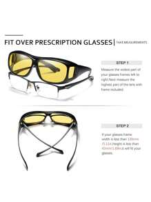 Stylish Night Vision Driving Glasses - Fashionable, Day And Night Driving Shades For Women And Men - Wind Protection, Clear Vision, Comfortable Wear Beach Accessories For Women Glasses Shades For Summer Beach Vacation,Outdoor,Travel