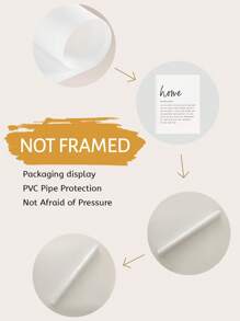 Tranh treo tường không khung (1 bức), tranh trang trí nhà cửa, thích hợp cho phòng khách, lối vào. - Nhiều màu - Xem 6