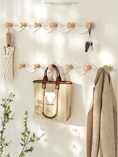 Ganchos de trilho para cabide de furadeira montados na parede, suporte para cabide de roupas multifuncional para banheiro, cabide de parede para armazenamento de entrada, gancho para roupão de liga de alumínio, banheiro, cozinha, organizador de banheiro, luzes de jardim, ganchos para pendurar na parede, decoração de Natal, porta-chaves, porta-chaves de parede, cabide para chaves