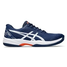 Asics Men's Gel-Game 9 Clay/Oc Court Tennis Shoes - Hải quân và Trắng - Xem 1