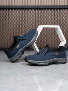 Calçado Casual Novo e Confortável para Homens - Sapato Slip-On Durável, Adequado para Viagem, Corrida, Caminhada, Esportes ao Ar Livre, Ótimo para Natal, Ação de Graças, Ano Novo, Férias, Presente para Adolescentes, Casual ou Esporte ao Ar Livre ou Viagem, Academia