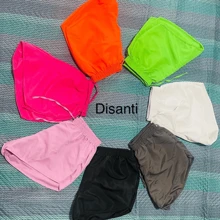 Kit 5 Women's Tactel Shorts For Running, Gym, Beachwear, Sports - 彩色 - 查看 1